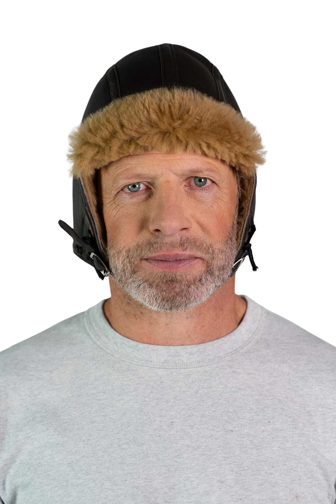 Sheepskin Irvin Pilot Helmet