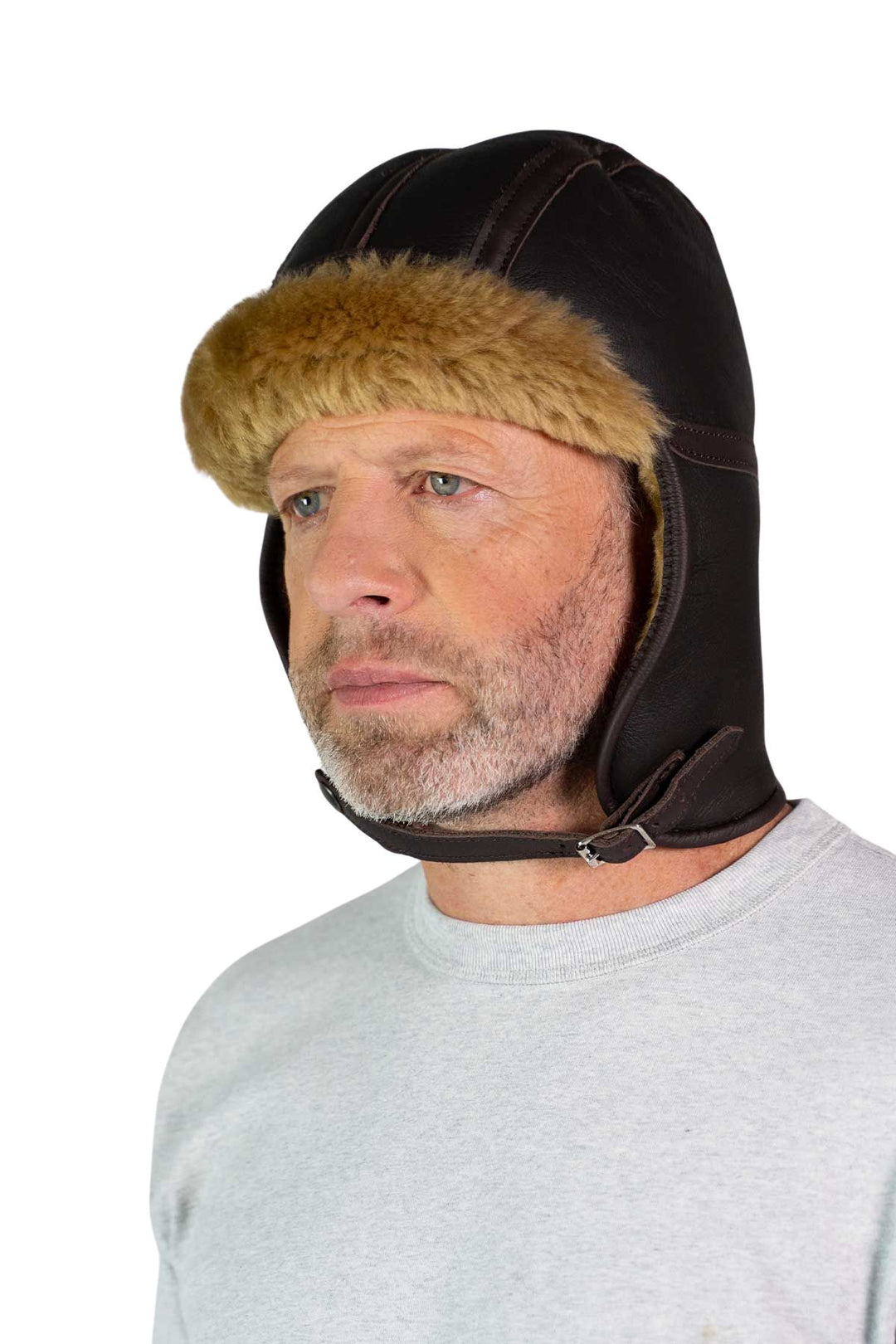 Sheepskin Millia Motoring Helmet