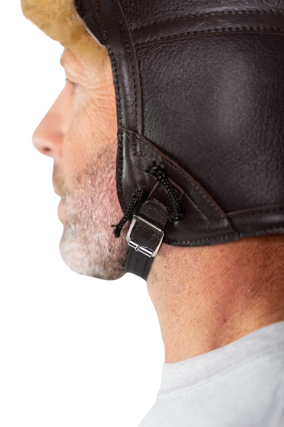 Sheepskin Irvin Pilot Helmet