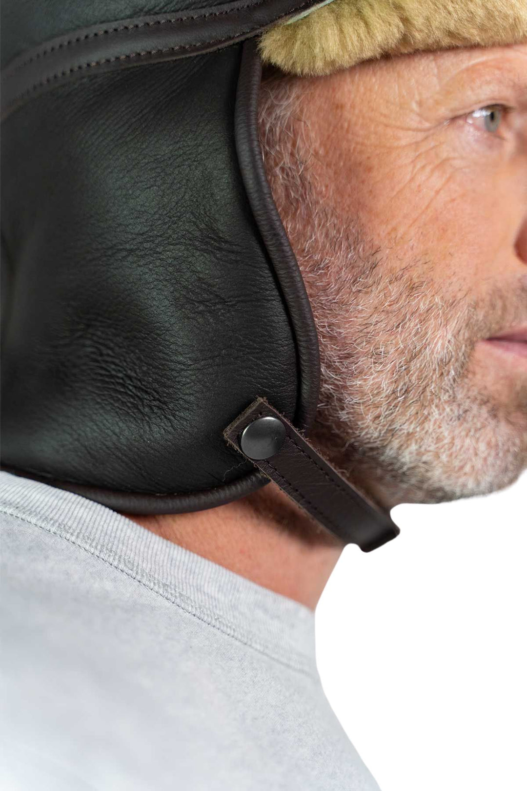 Sheepskin Millia Motoring Helmet