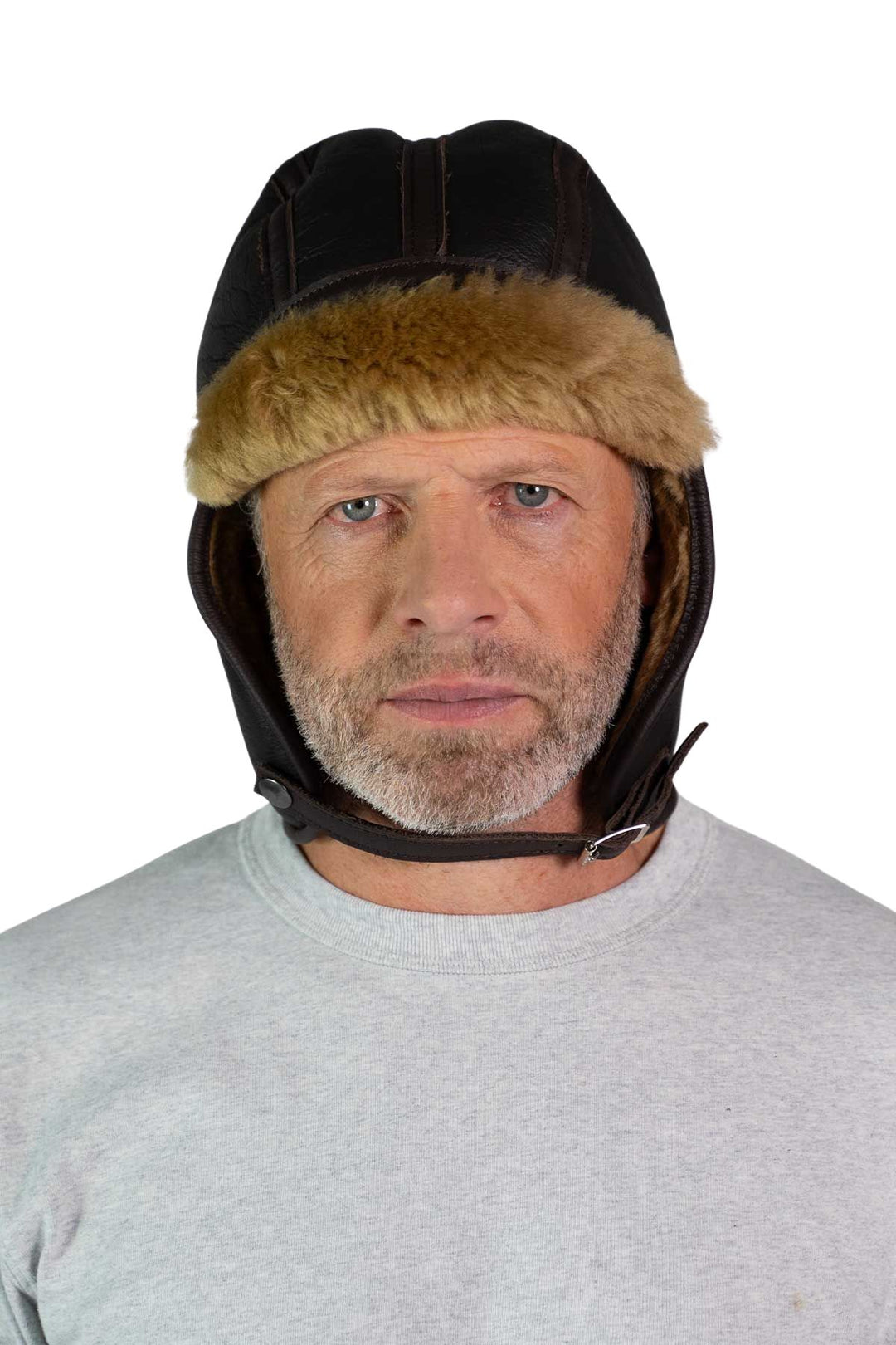 Sheepskin Millia Motoring Helmet