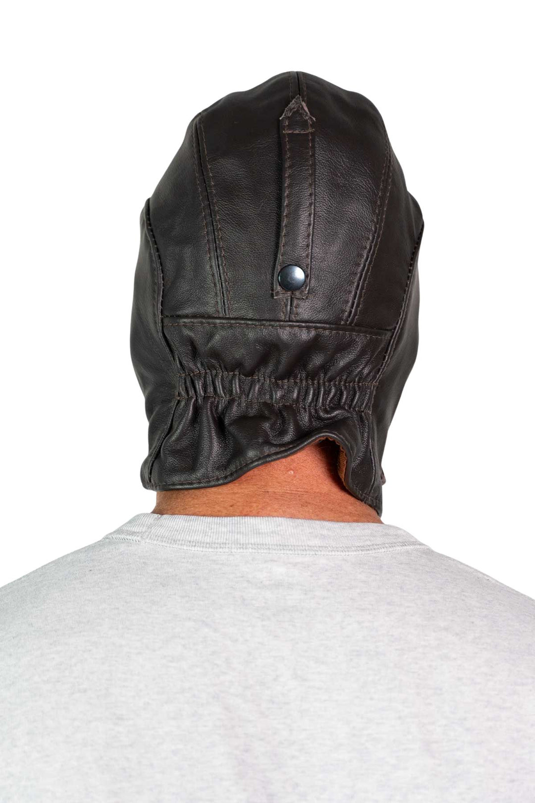 Leather Millia Motoring Helmet