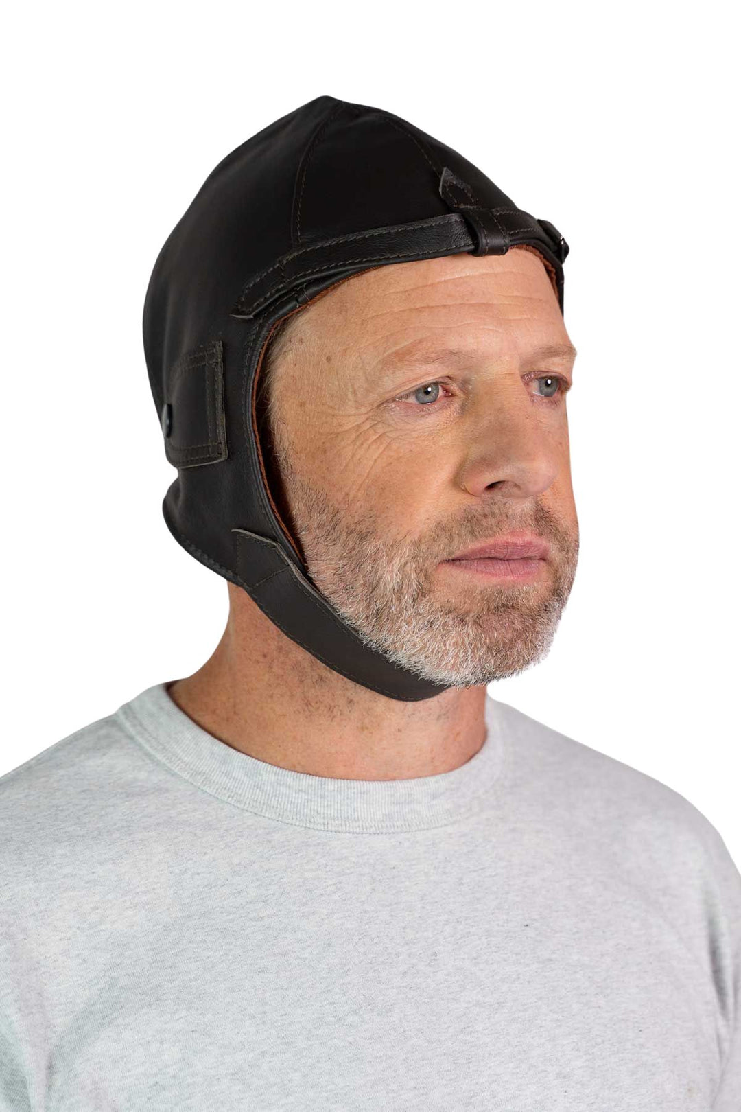 Leather Pilot Helmet
