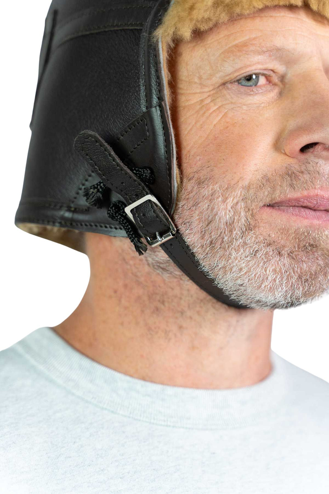 Sheepskin Irvin Pilot Helmet