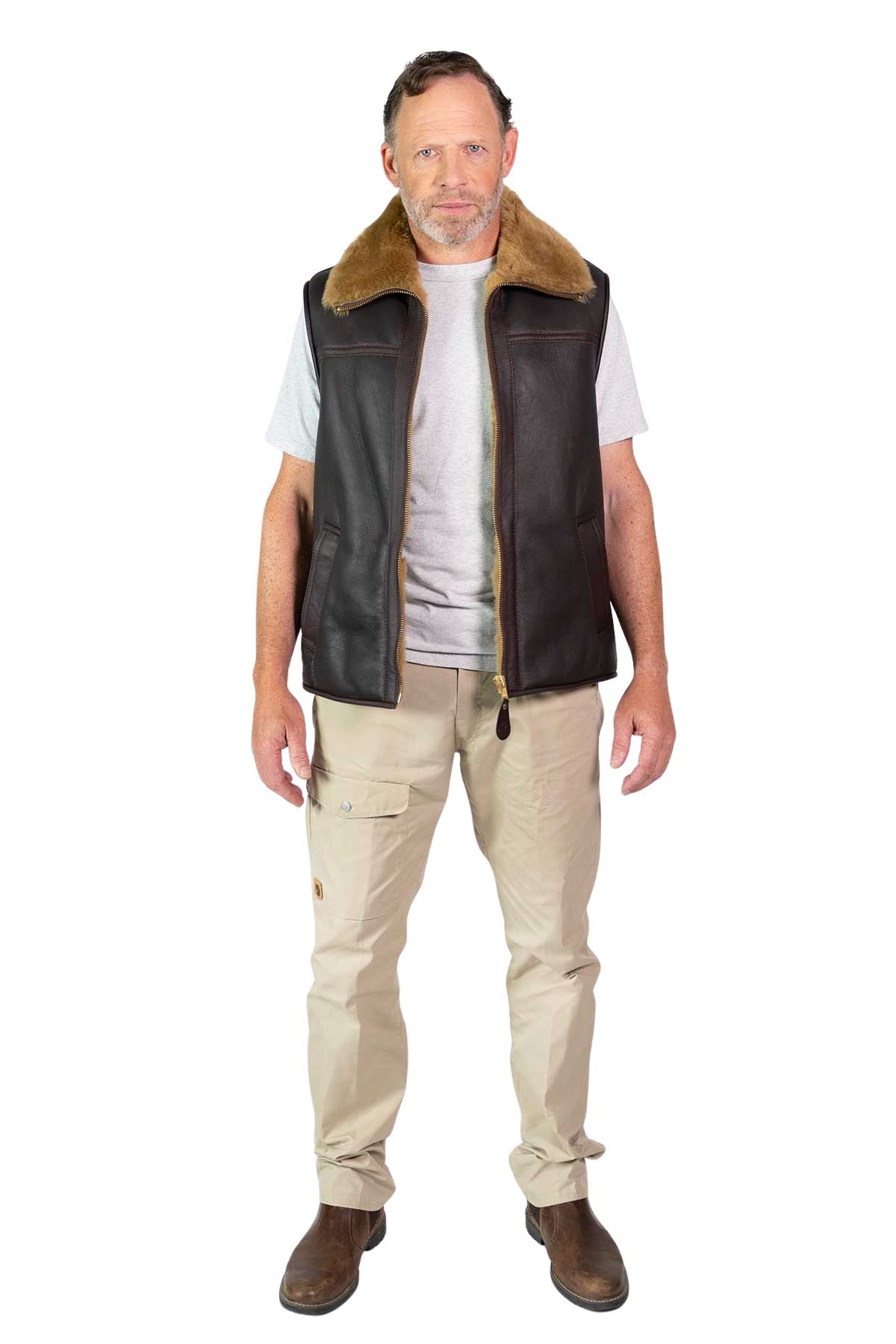 Mens Irvin Gilet – Flying Jacket