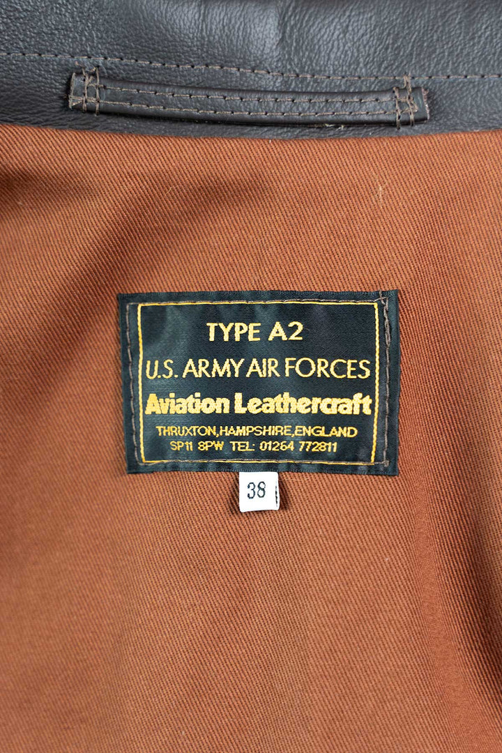 Mens USAAF A2 Flying Jacket