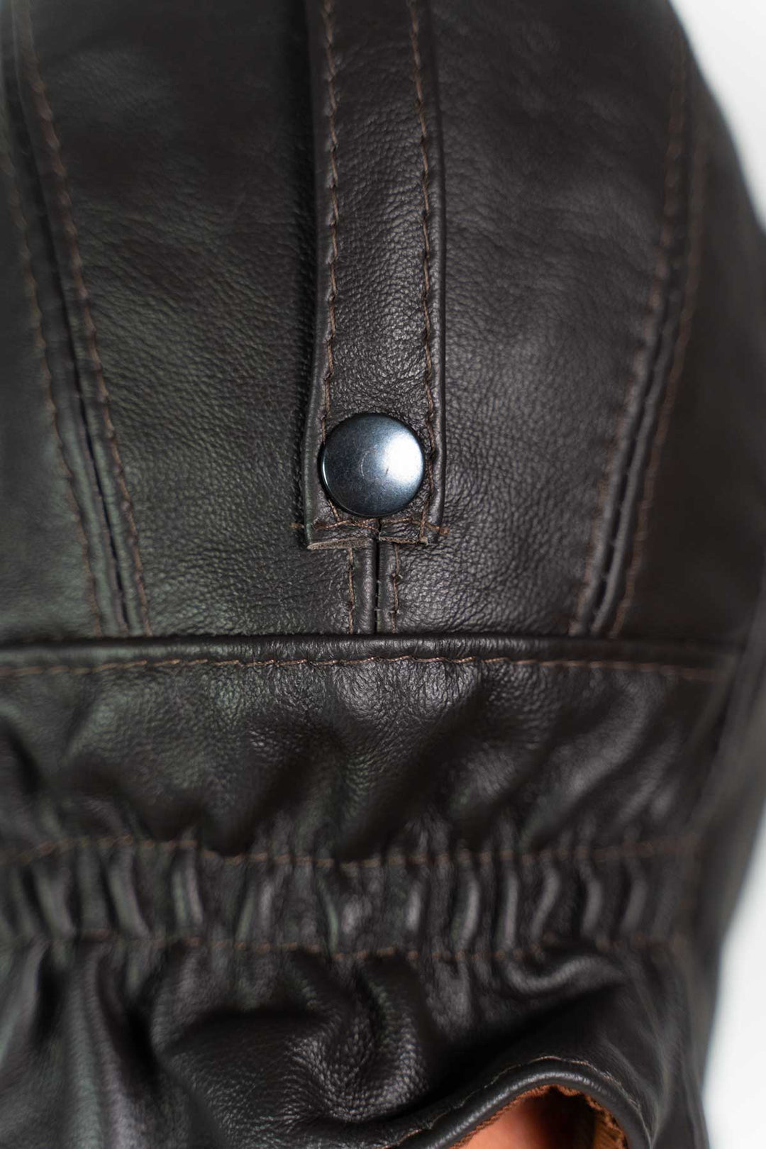 Leather Millia Motoring Helmet