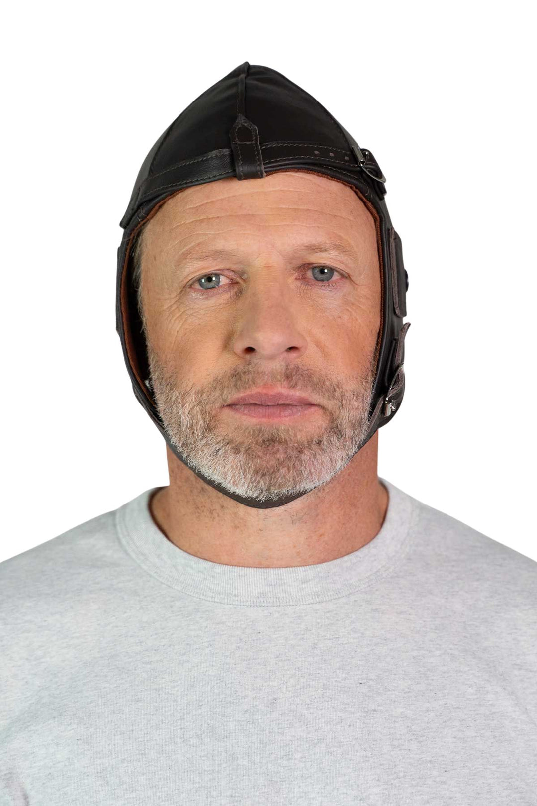 Leather Pilot Helmet