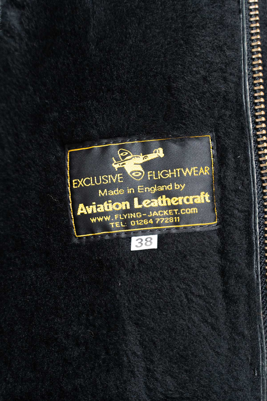 Mens Monza Sheepskin Jacket Black