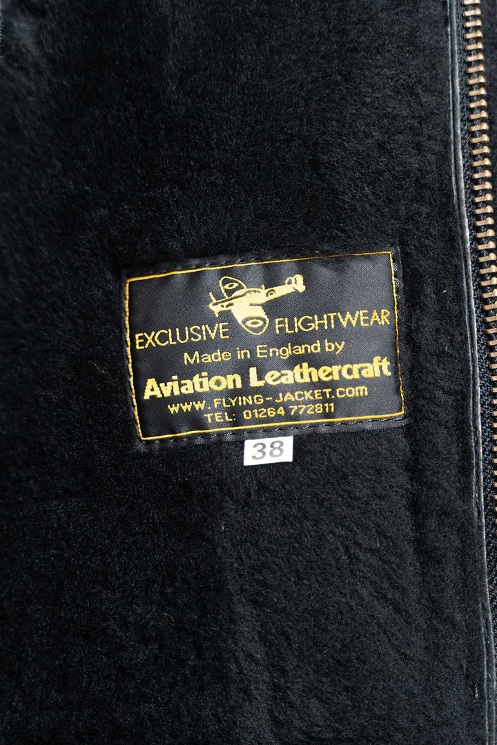 Mens Monza Sheepskin Jacket Black