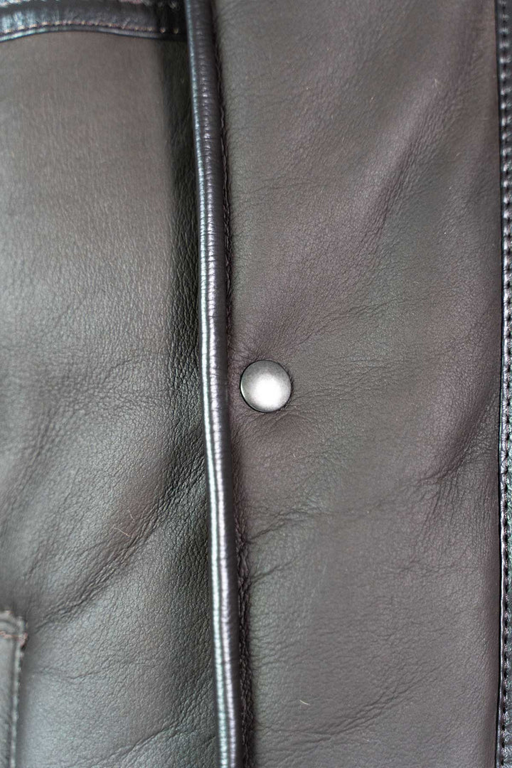 Mens Monza Sheepskin Jacket Brown