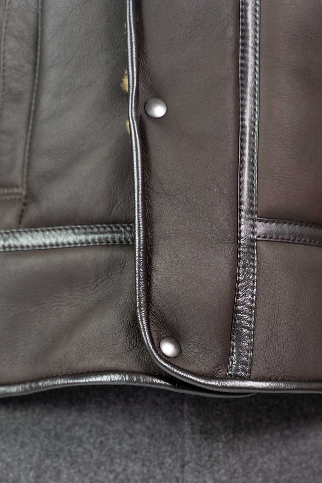 Mens Monza Sheepskin Jacket Brown